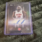 Topps Midnight Dark Marks Isaiah Stewart Detroit Pistons Auto Card #DM-IS