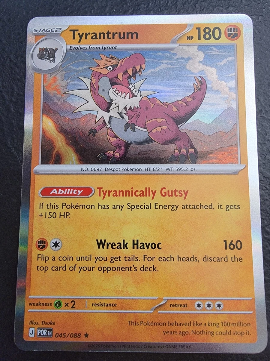 Tyrantrum Pokémon TCG Cards for sale