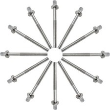 12-Pack Drum Tension Rods M6X50 mm Stainless Steel Drum Tight Screw Essential...