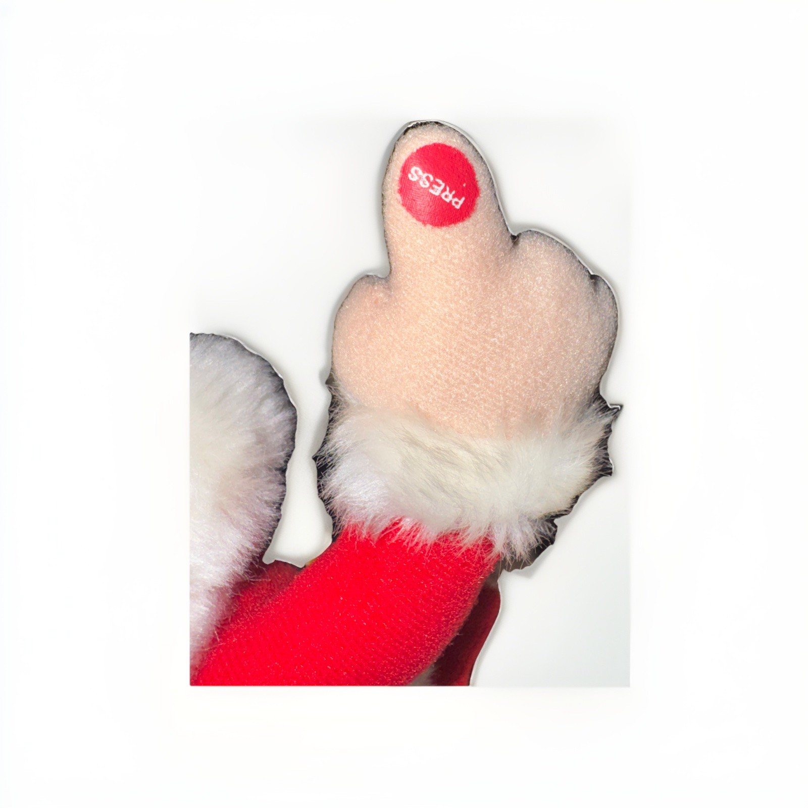Tekky Toy Pull My Finger Santa Talking Plush Vintage 2002 Christmas Holiday Gift