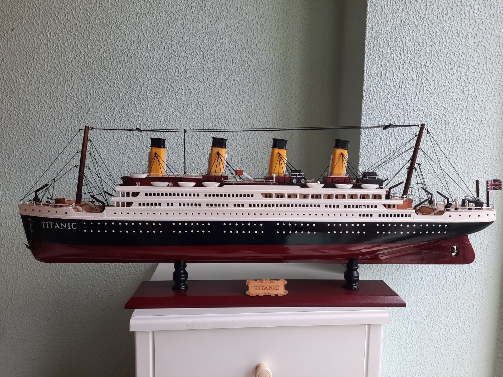 Modello di nave Titanic legno modello di nave 80cm