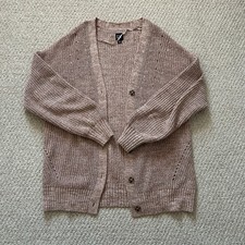 Gap Women  s Long Open Front Cardigan Sweater in Pinkish Red Size XS