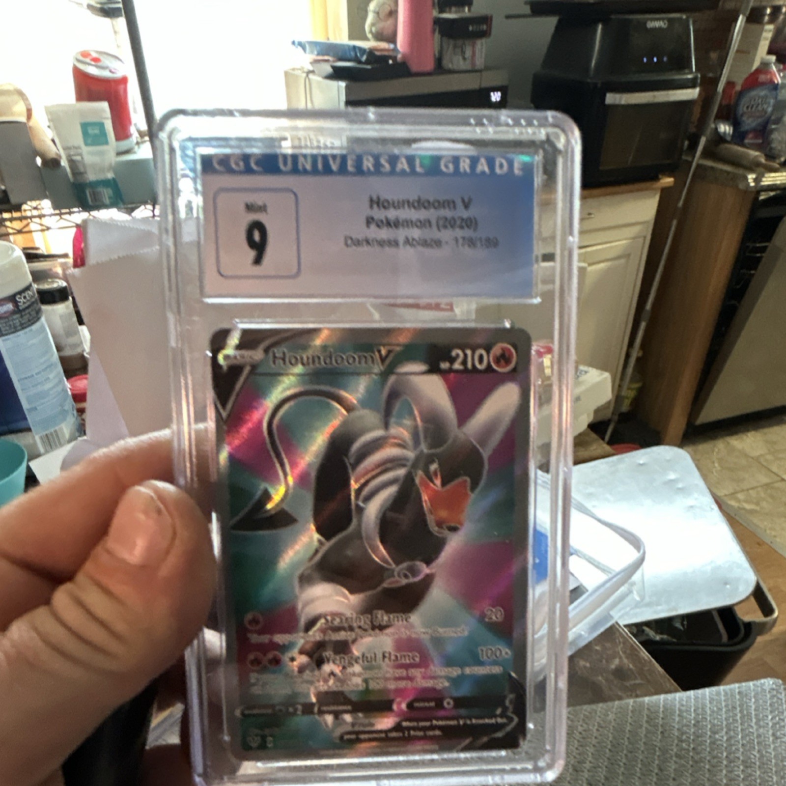 CGC 9 Houndoom V 101/100 S3 Infinity Zone Super Rare Holo JP 210 HP 2020