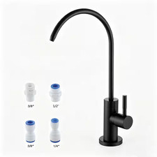 Lead-Free Single-Handle Beverage Faucet with Quick-Connect Fitting in Stainless