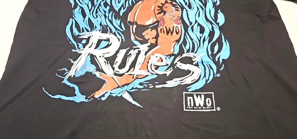 Nuevo Orden Mundial Reglas Rodzilla Camiseta Grande Lucha Libre Dennis Rodman Foto 2 de 4