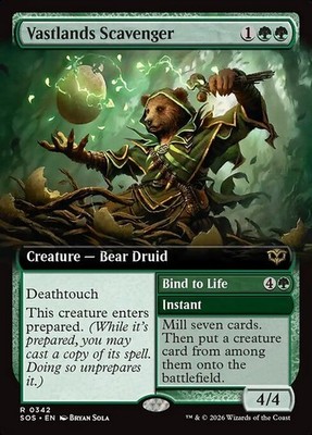 Vastlands Scavenger-Secrets Of Strixhaven-Extended Art-Foil-342-NM