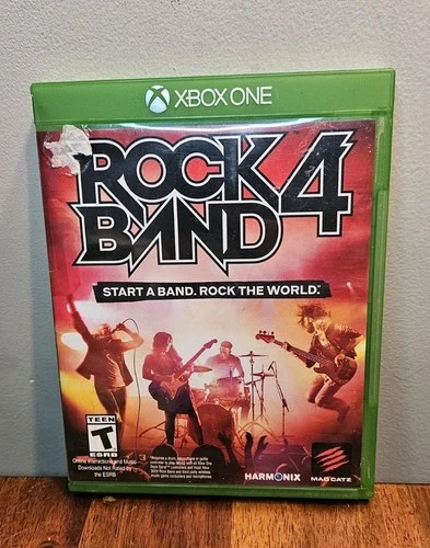 Rock Band 4 (Microsoft Xbox One, 2015) Game & Case