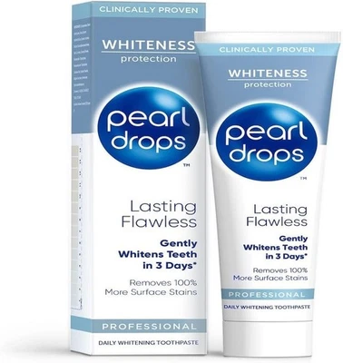 BRANDED Pearl Drops Lasting Flawless Professional Daily Toothpaste Whiter Teeth