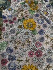 Dancewear Floral Shiny Unitard Fits Like Girls 8-10 VGUC