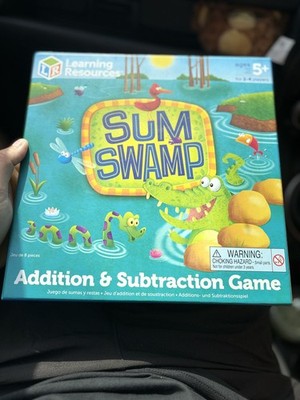 Summe Sumpf Addition & Subtraktion Spiel Lernressourcen Mathematik Brett