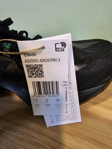 Adidas Adizero Adios Pro 3 Berlin Running Shoes Trainers Size UK 5 New ID8469 - Picture 7 of 7