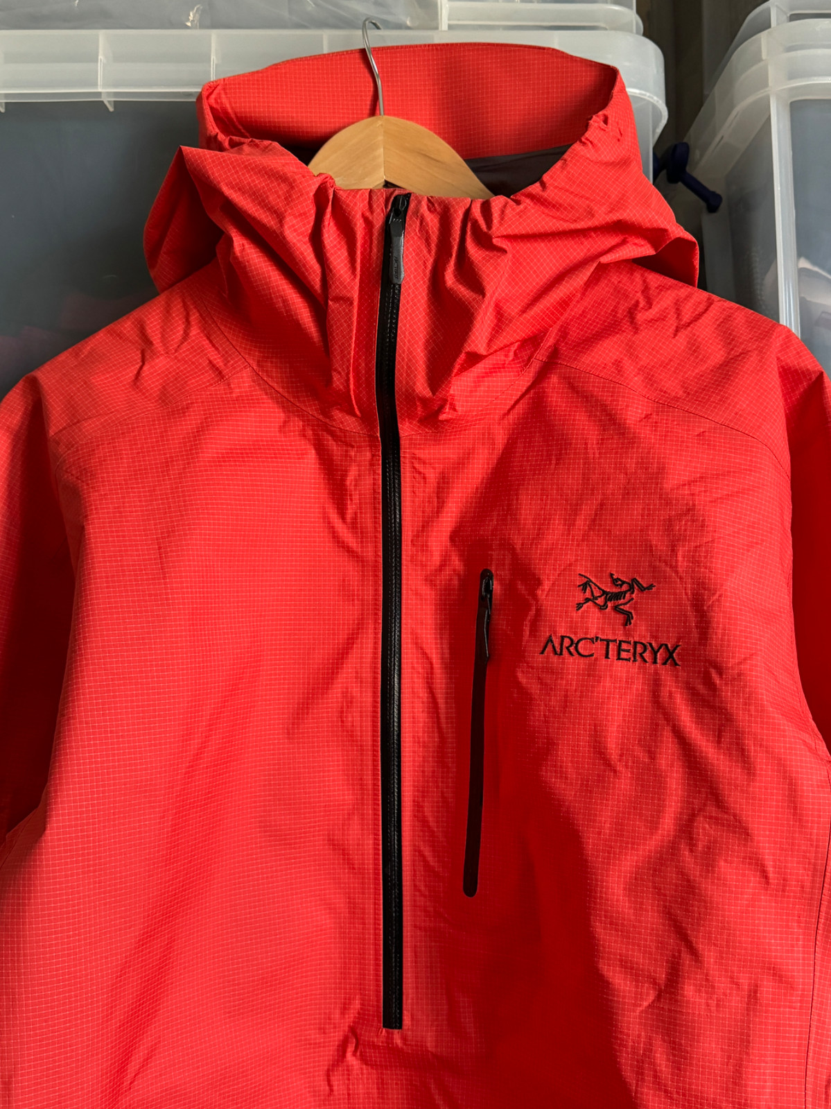 Arcteryx Men's 'Alpha SL Anorak' Gore-Tex Pullover Shell Jacket (L) Dynasty NWOT image 2