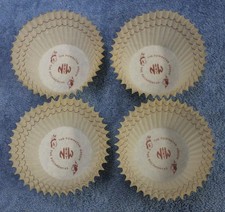 4 Powhatan Arrow Pocahontas N&W Railway Railroad Paper Finger Bowl Cups Indian