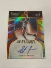 Steve Francis 2020 Panini Select In Flight Auto Tie Dye /25 Rockets