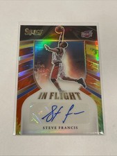 Steve Francis 2020 Panini Select In Flight Auto Tie Dye /25 Rockets