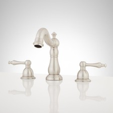 Signature Hardware SH449726BN Enid Widespread Bathroom Faucet - Overflow -