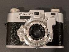 VINTAGE KODAK 35 RANGEFINDER 35mm FILM CAMERA F3.5 350mm ANASTIGMAT LENS CASE