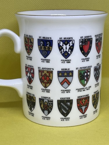 England Oxford University Coffee Cup Coat of Arms Mug Tea Colleges Souvenir - Picture 2 of 7