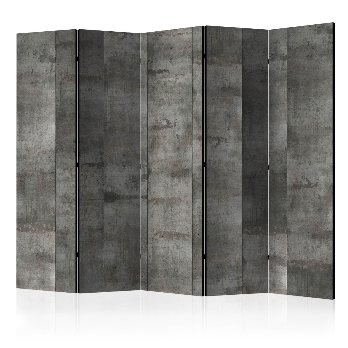 Paravent 5 volets pour créer un coin bureau à la maison cloison mobile Steel Design