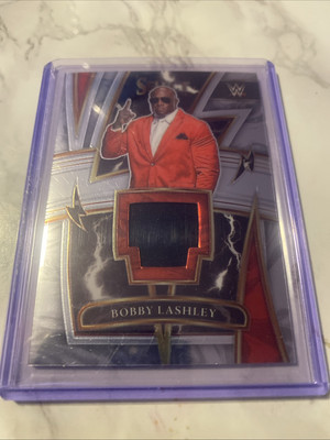 2022 Panini Select WWE Bobby Lashley Sparks Superstar Worn Material Raw SP-BLS