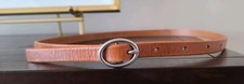 NWOT Banana Republic made in USA light brown leather belt, Size XS