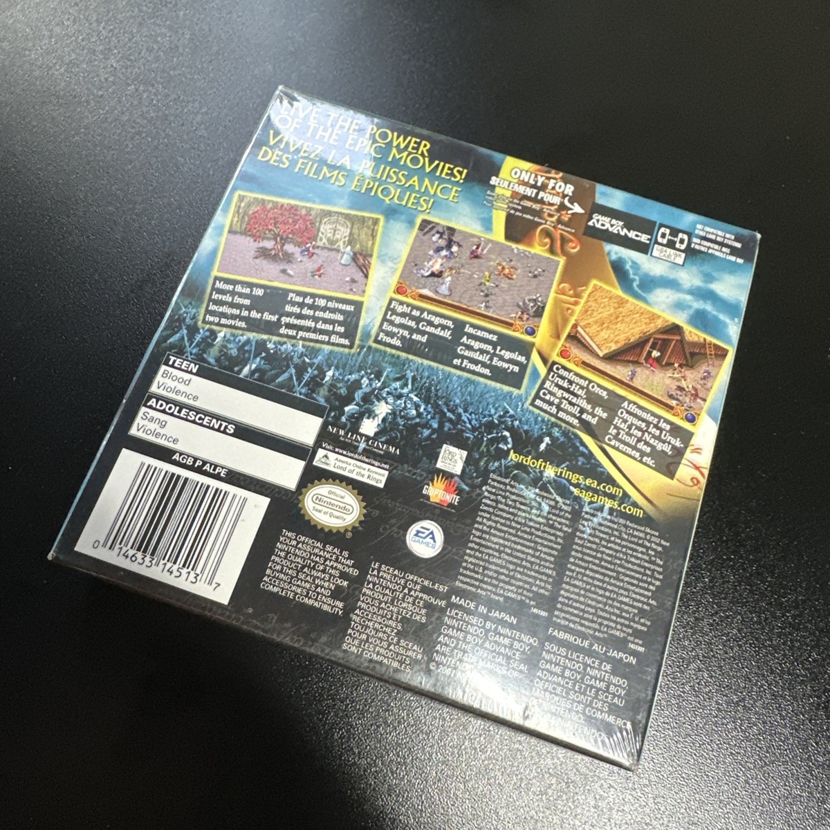 Lord of the Rings: The Two Towers (Nintendo Game Boy Advance, 2002