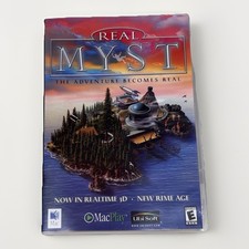 Real Myst Apple Mac Play Computer PC Game CIB Ubisoft 2002 Classic Adventure