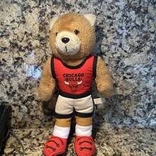 Chicago Bulls stuffed bear vintage 93 plush