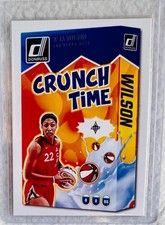 2025 Panini Donruss WNBA CRUNCH TIME A'ja Wilson Aces #12  🏀 NEW in protector