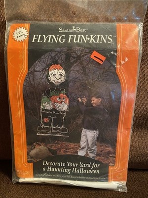 VTG 1990 s NOS Flying Funkins 5 Ft Frankenstein Halloween yard decor retro