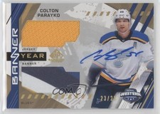 2021-22 Upper Deck SP Game Used 23/25 Colton Parayko #BYA-PA Auto o1h