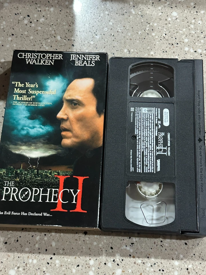 Prophecy II + Sixth Sense VHS Lot Supernatural Thriller Horror VG+ Clean Copies — 第 3/4 张图片