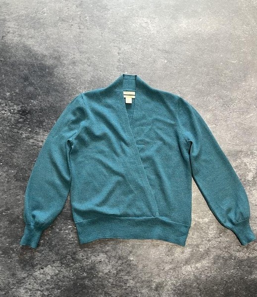 Women Christian Siriano Sweater Turquoise L