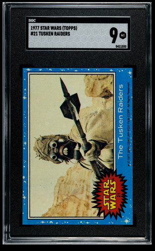 1977 Topps Star Wars #21 The Tusken Raiders — SGC 9