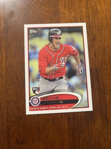 Bryce Harper 2012 Topps RC Rookie Card Rookie Debut Washington Nationals #US183