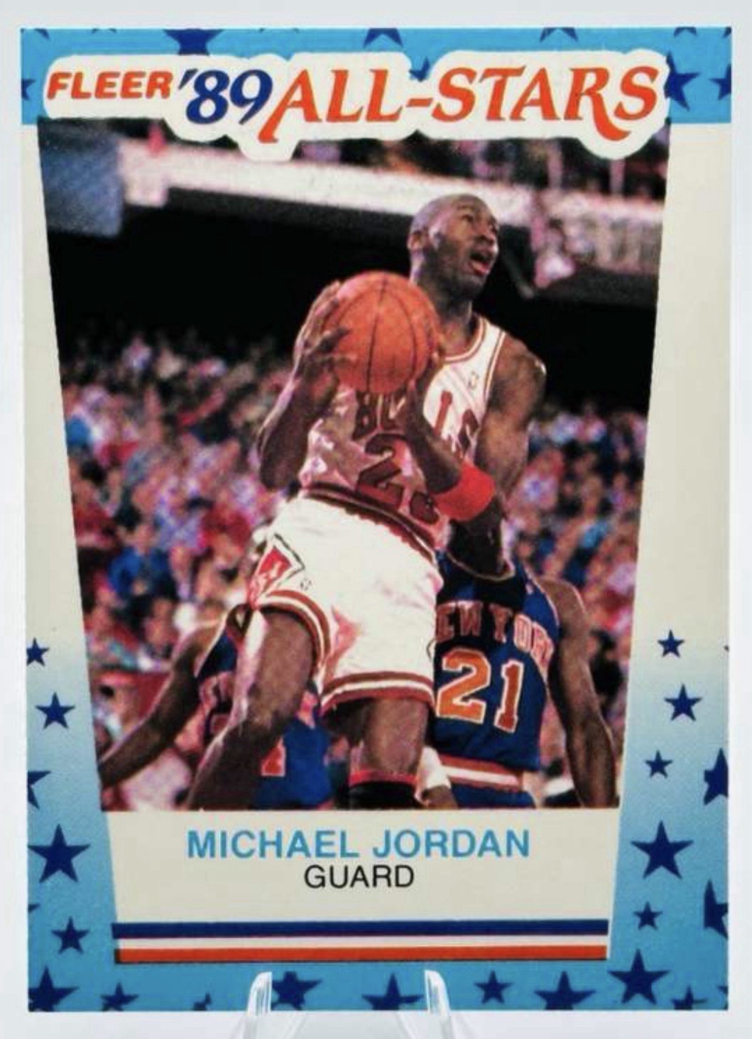 1989-90 Fleer - All-Stars Stickers Michael Jordan #3 Chicago Bulls 
