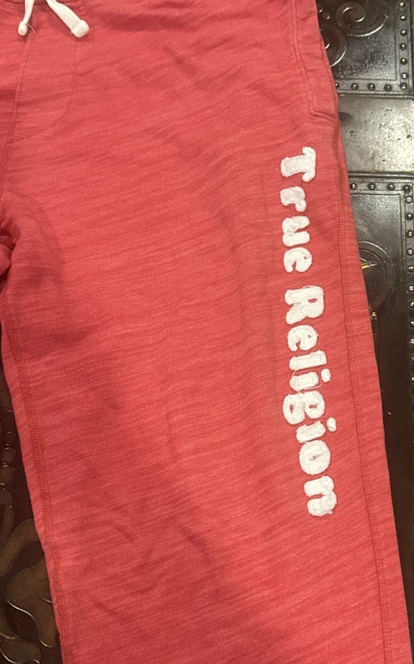 Difícil de encontrar Pantalones deportivos cómodos de salón pierna recta estampado logotipo True Religion con estampado Y2K Foto 2 de 4