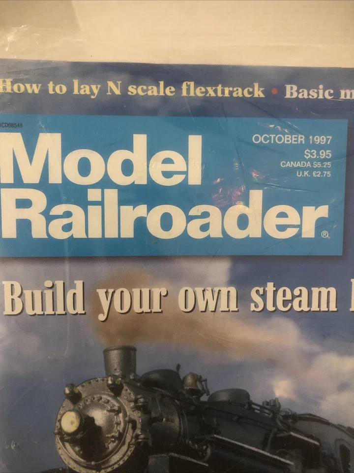 Model Railroader Magazine Oct 1997 Vol 64 No 10 Steam Locomotive, Conrail Ops - Image 2 of 4