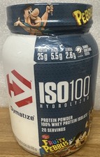 DYMATIZE ISO100  Hydrolyzed Protein Powder 100 Whey Protein Isolate 1.34lbs