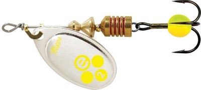 3-Mepps Aglie-e  In-Line Spinner 1/6oz. Hot Chartreuse   BE2 SHC