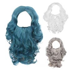 Christmas Santa Beard And Wig Christmas Santa Costume Set for Christmas Party