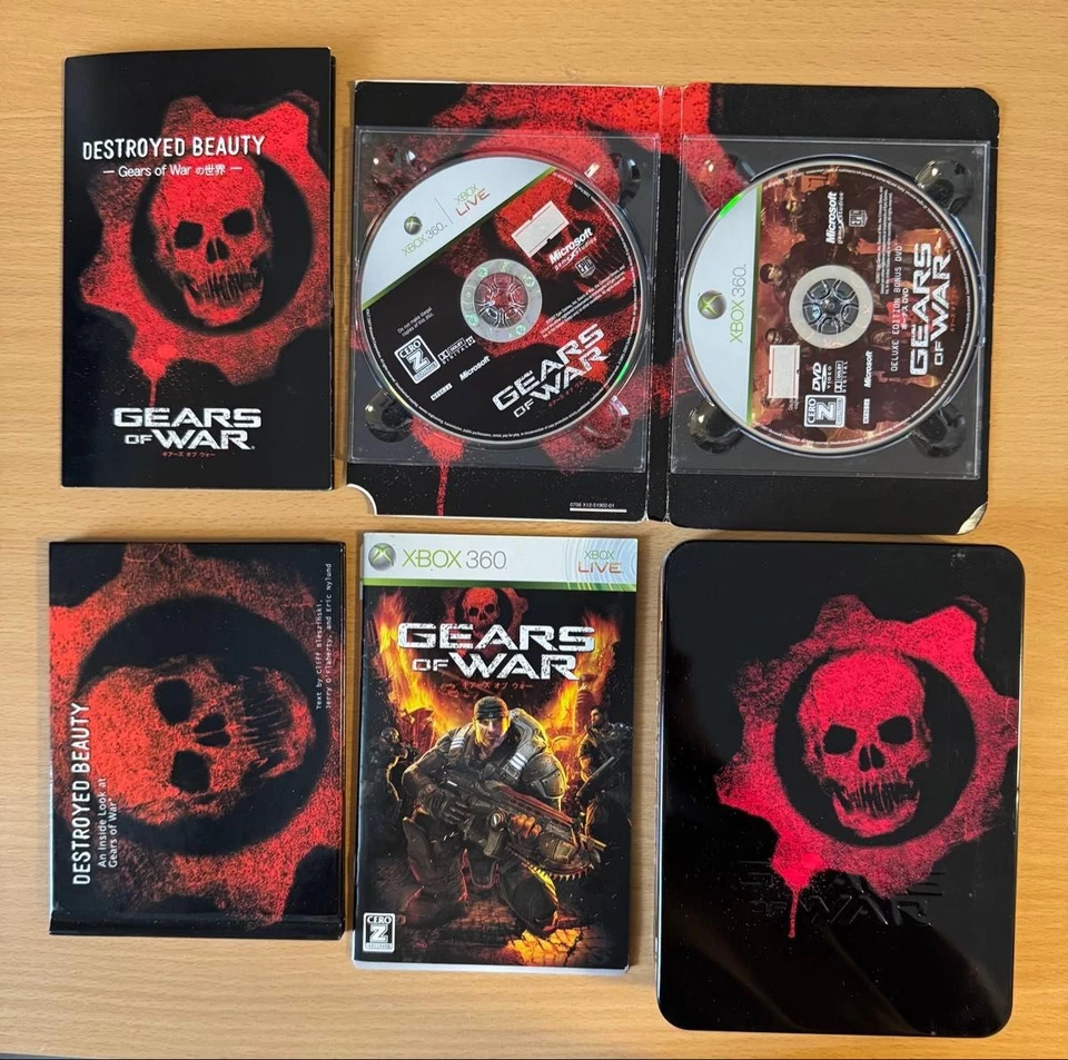 Xbox360 Gears of War 1 2 3 Limited Edition Set Japanese - Image 2 of 4