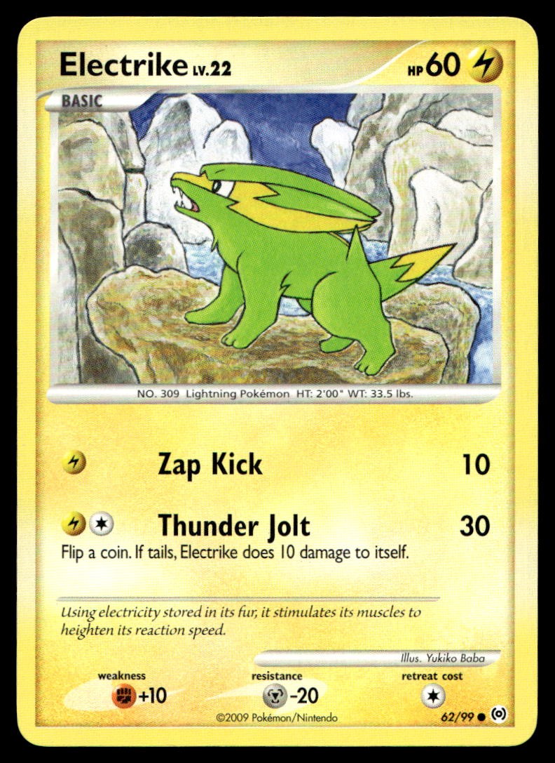 LP Electrike (62) [Arceus 62/99] Common Pokemon TCG