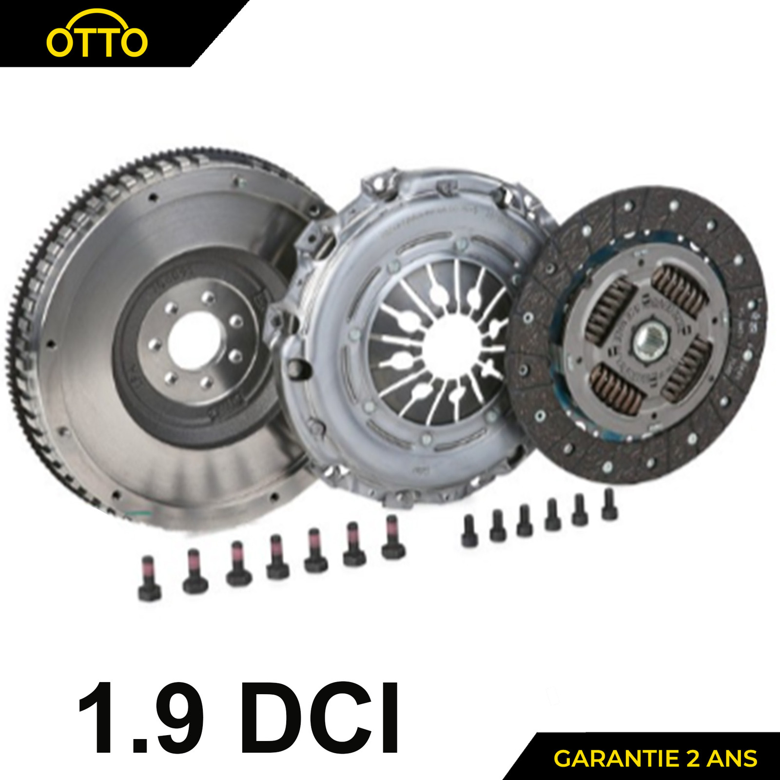 Kit Embrayage avec Volant Moteur Rigide pour Megane et Scénic 2 1.9 dCi