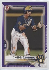 2021 Bowman Prospects Purple Border 10/250 Freddy Zamora #BP-2 0r4