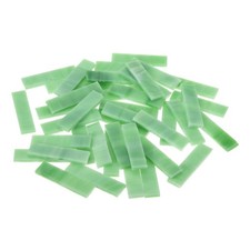 Stained Glass Strip Emerald Green Mosaic Tiles 200g/7.05 oz