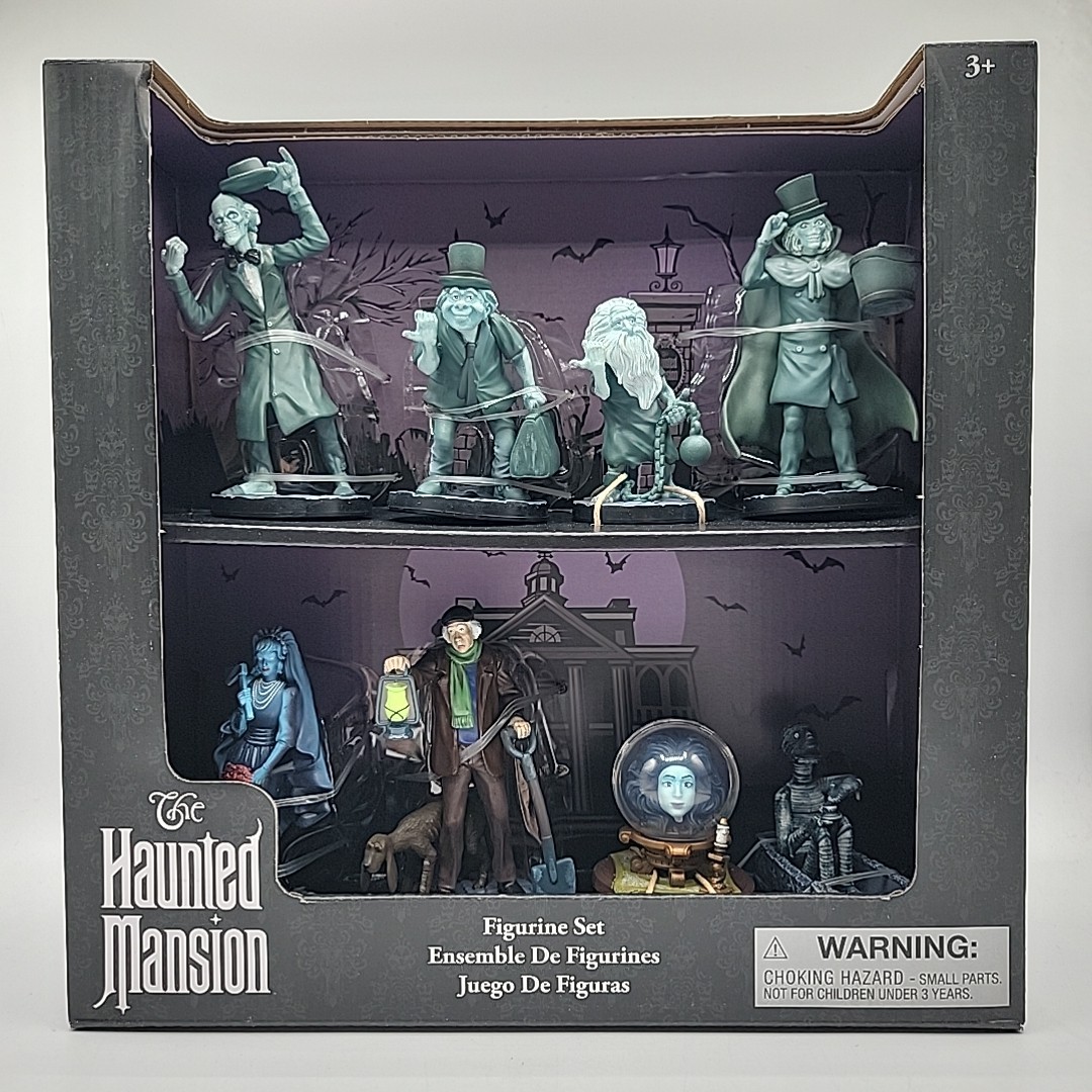 The Haunted Mansion Figure Set of 8 Figurines Disney Parks T