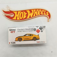 MINI GT Pandem Nissan GT-R R35 TSM Model Metalic Yellow W/ Carbon #124 SEAL VHTF