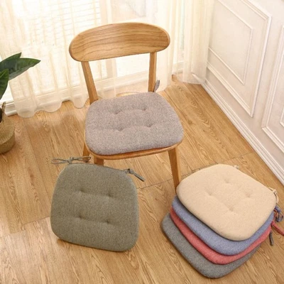 Seat Pad Dining Room Garden Kitchen Chair Seat Cushions Tie On Chair Cushions UK