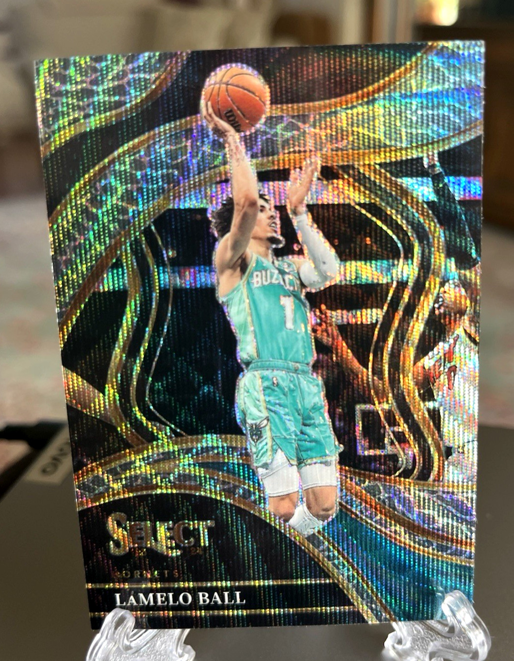 2023-24 Panini Select - Courtside LaMelo Ball #253 Elephant Prizm